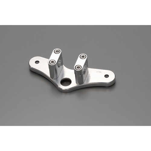 HURRICANE HT0531A-01 トップブリッジ ホルダー付 ポリッシュアルマイト バイク