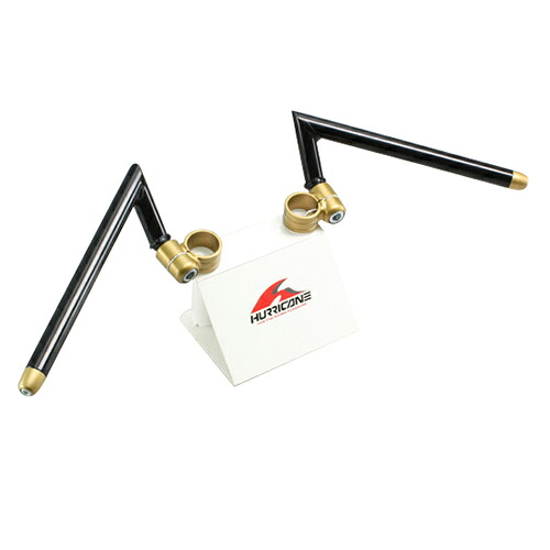 HURRICANE セパレートハンドル ゴールド HS3306G-01 バイク ハンドルバー｜パーツダイレクト店
