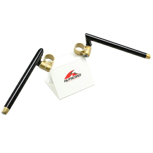 HURRICANE セパレートハンドル ゴールド HS3906G-01 バイク ハンドルバー｜パーツダイレクト店