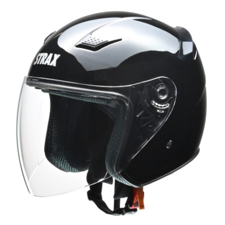 リード工業(LEAD) STRAX(ストラックス) SJ-8 ジェットヘルメット ブラック L バイク