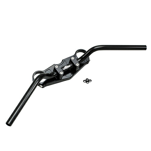 HURRICANE バーハンドルキット ブラック HBK652B バイク ハンドルバー|パーツダイレクト店