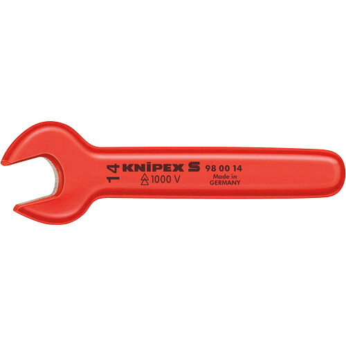 KNIPEX(クニペックス) 1000V絶縁スパナ13mm 9800-13 4,856円