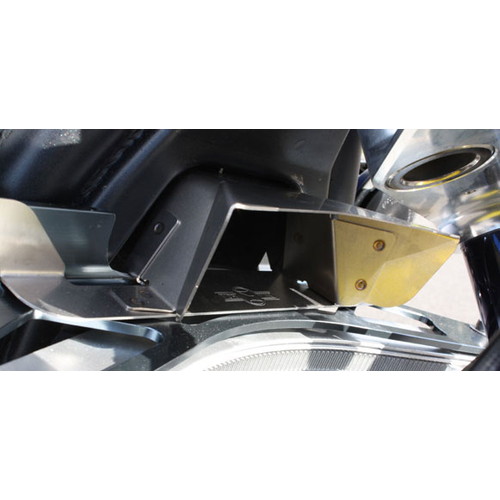 XJR1300 モリワキプラグクーラーダクト　チタン・ステッカー付 XJR1300 モリワキプラグクーラーダクトチタン・ステッカー付