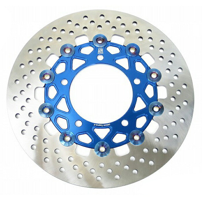 KN企画 ディスクローター245mm タイプ8 ブルー KN-CYDK-245DB バイク
