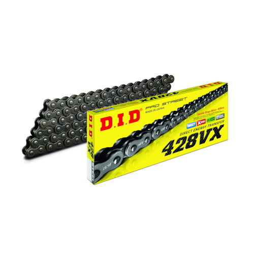 DID(大同工業) VXシリーズチェーン 428VX-154L ZJ(カシメ) スチール DID428VX-154ZJ バイク|パーツダイレクト店