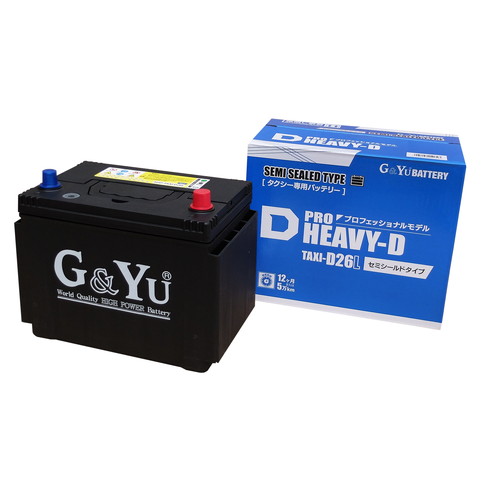 G&Yu PRO HEAVY-D TAXI専用バッテリー SHD-TAXI-D26L 自動車 大型トラック・バス・タクシー用