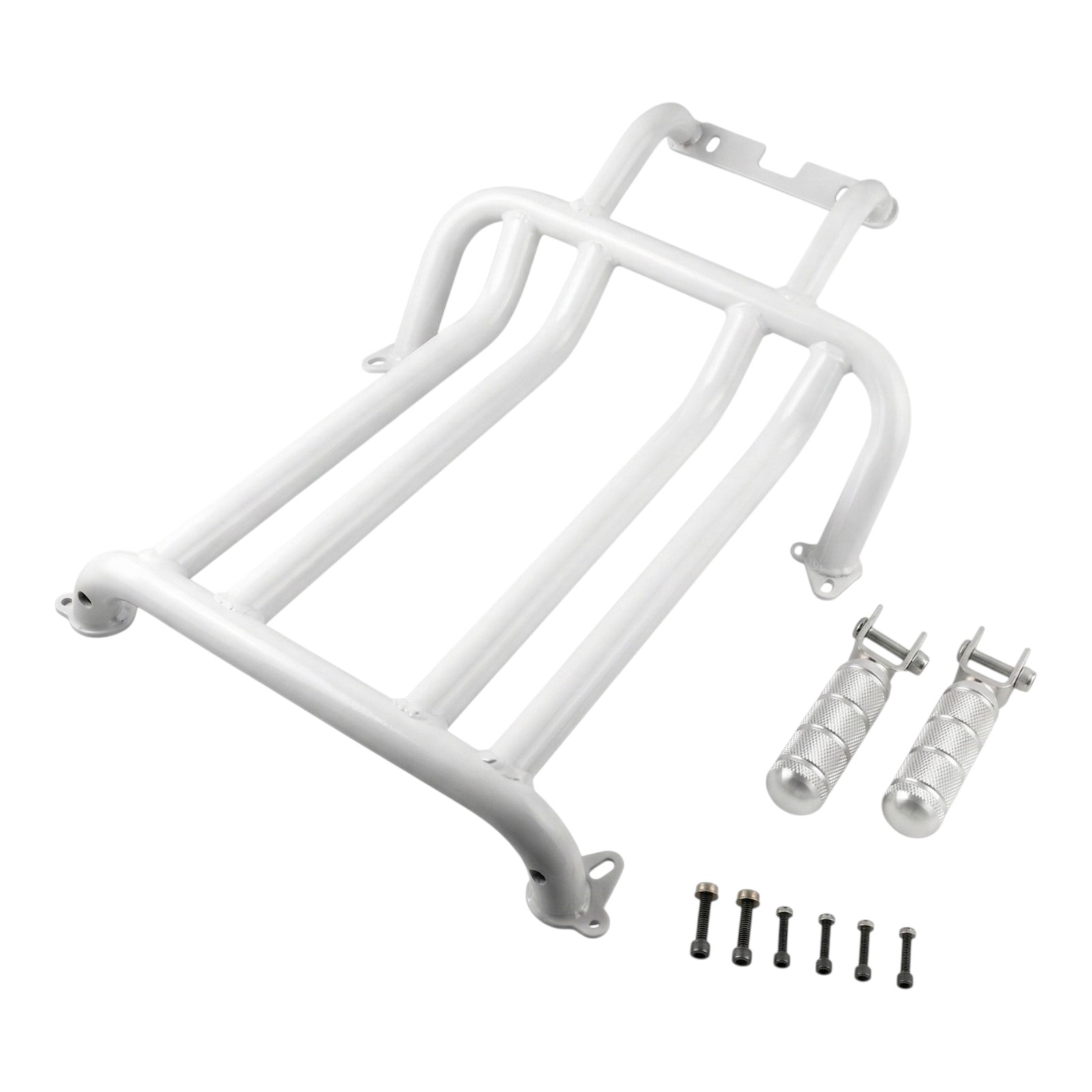NCY サブフレーム ステップ付タイプ1 ZOOMER ホワイト ZM-NCY-09-W バイク|パーツダイレクト店