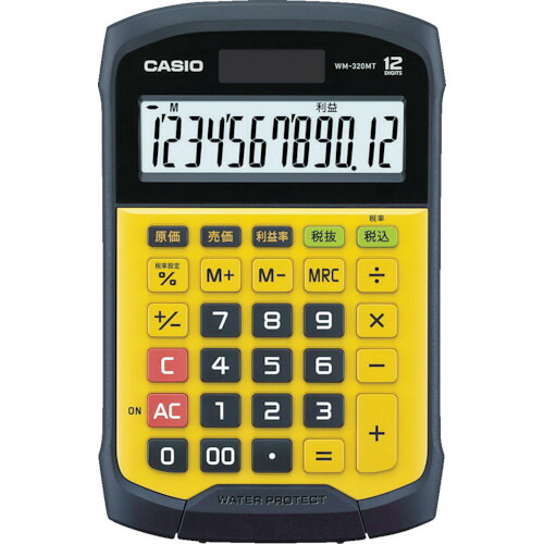CASIO 防水電卓 WM-320MT-N 事務用品