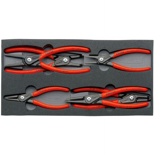 KNIPEX(クニペックス) 002001V02 スナップリングプライヤーセット ウレタントレイ入り