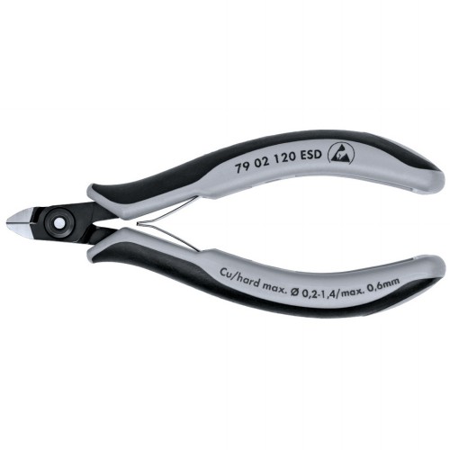 KNIPEX(クニペックス) 7902-120ESD エレクトロニクスニッパー|パーツダイレクト店