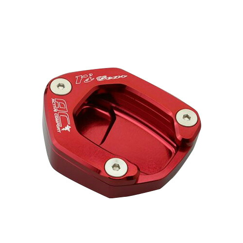 R’s Gear(アールズギア) スタンドハイトブラケット レッド AC00-016H-RD バイク サイドスタンド