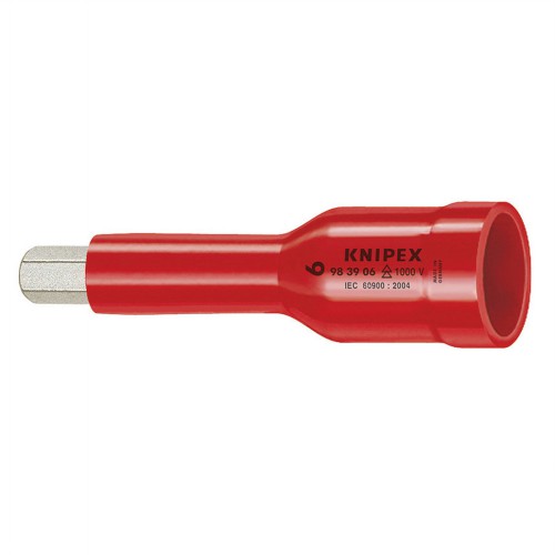 KNIPEX(クニペックス) 9849-08 (1/2SQ)絶縁ヘキサゴンソケット 1000V ハンドツール用ソケット・ビット