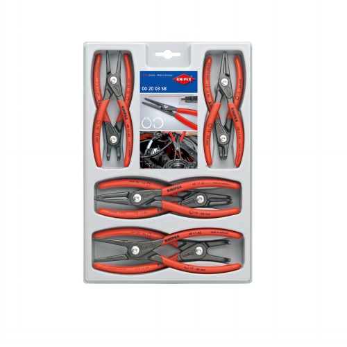 KNIPEX(クニペックス) 002004SB 精密スナップリングプライヤーセット(8本組)