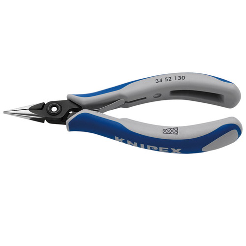 KNIPEX(クニペックス) 精密プライヤー 丸 クロスメッシュ 3452-130｜パーツダイレクト店