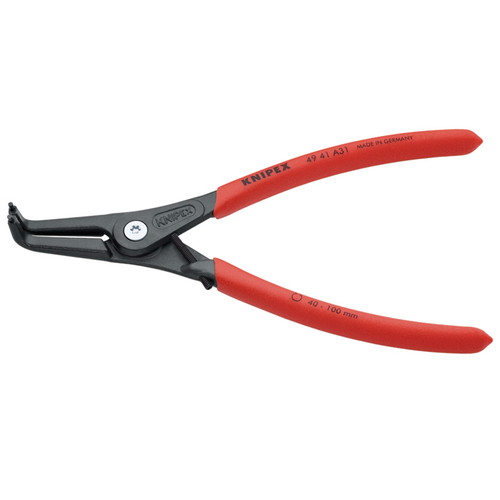 KNIPEX(クニペックス) 軸用精密スナップリングプライヤー 曲(ストッパー付) 4941-A31