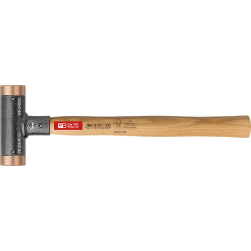 PB SWISS TOOLS 無反動銅ハンマー 306-32CU 306.32CU ハンドツール工具