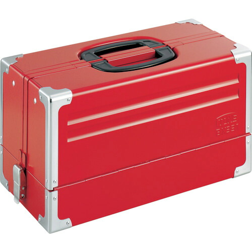 TONE(トネ) BX331 ツールケース(メタル) V形3段式 433×220×240mm 工具箱・ツールボックス