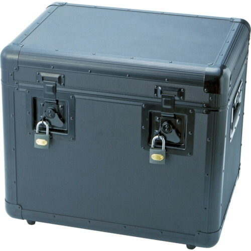 TRUSCO(トラスコ) 整備用品 工具箱・ツールバッグ 万能アルミ保管箱 黒 480×360×410 TAC-480BK