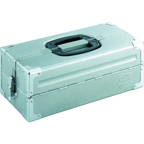 TONE(トネ) BX322SSV ツールケース(メタル) V形2段式 シルバー 工具箱・ツールボックス