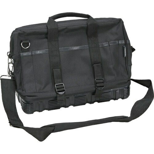 TRUSCO ツールバッグ 390×210×300 22ポケット ブラック色 TTB-400R-BK