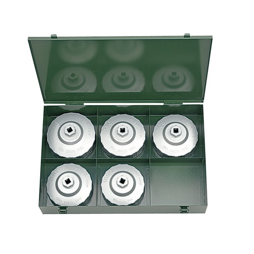 KTC AVSA5 大径用カップ型オイルフィルターレンチセット(5コ) オイル整備