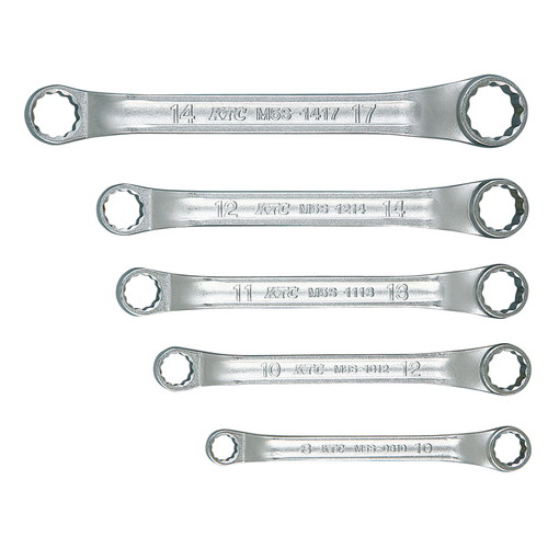 KTC TM5S05 45°×6° ショートメガネレンチセット ハンドツール工具