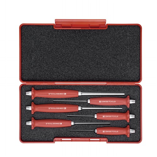 PB SWISS TOOLS 758SET ハンドル付平行ピンポンチ BOXセット 758.SET ハンドツール工具