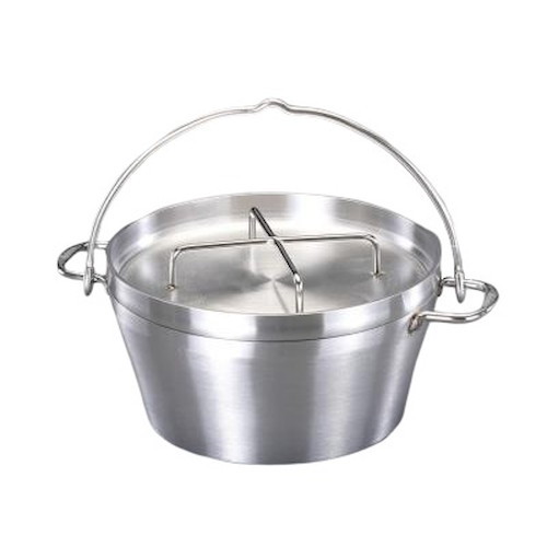 ESCO(エスコ) ダッチオーブン 5.2L(ステンレス製) EA913VF-2 アウトドア用品 クッキング・テーブルウェア