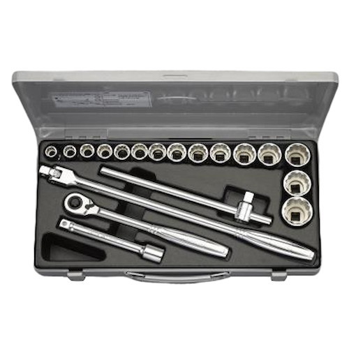 ESCO(エスコ) ソケットレンチセット 1/2”sq EA618K-3 ソケットレンチ・ラチェット工具セット 21,520円