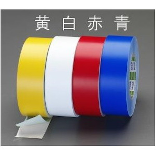 ESCO(エスコ) ラインテープ 100mm×50m 黄 EA944PD-100 物流 梱包 倉庫
