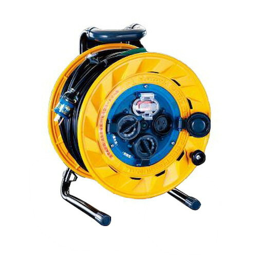 ESCO(エスコ) コードリール AC100V/15A/30m(漏電遮断/防雨型) EA815DD 電気・延長コード