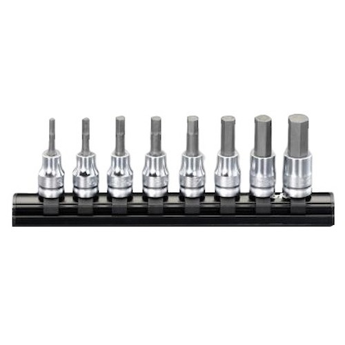 ESCO(エスコ) INHEXソケットセット(Z-EAL) 3/8”sq EA619BS ハンドツール用ソケット・ビット