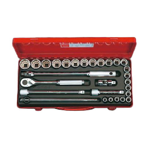 ESCO(エスコ) ソケットレンチセット 1/2”sq EA618C-7 ソケットレンチ・ラチェット工具セット