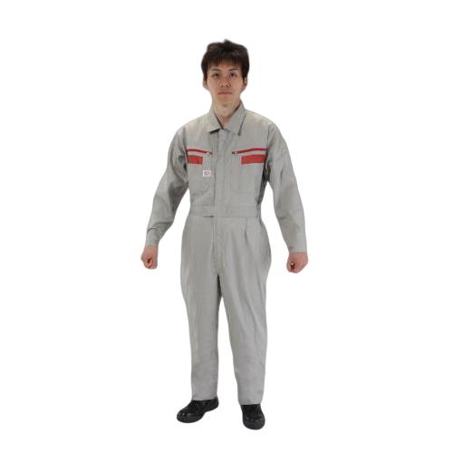 ESCO(エスコ) 夏用・継ぎ服 シルバーグレー LL EA996AJ-3 作業 安全 保安 作業服|パーツダイレクト店