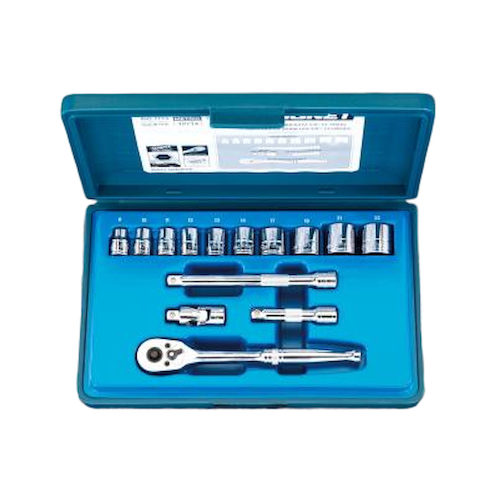 ESCO(エスコ) ソケットレンチセット 3/8”sq EA617CC-50 ソケットレンチ・ラチェット工具セット