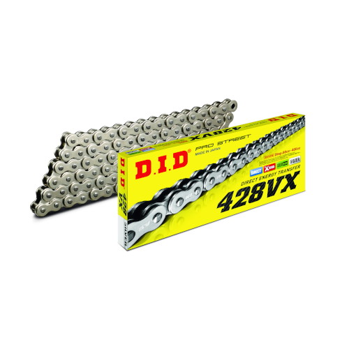 DID(大同工業) VXシリーズチェーン 428VX-150L ZJ(カシメ) シルバー DID428VX-150ZJ S&S バイク|パーツダイレクト店