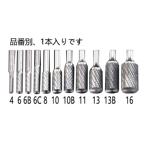 ESCO(エスコ) 超硬カッター(6mm軸) 16×25mm EA819JJ-16 ドリル・ステップ・ホールカッター 6,193円