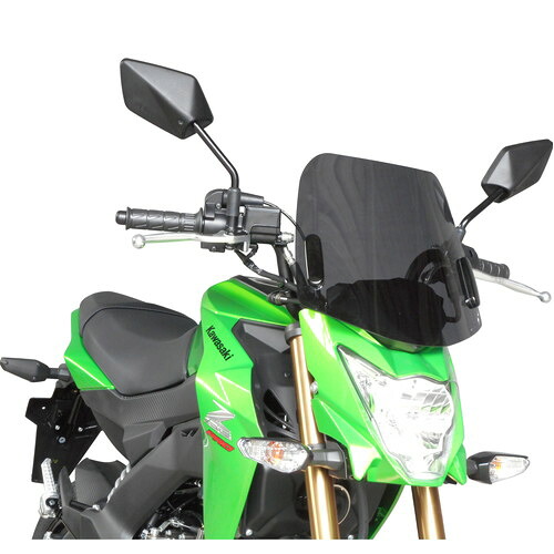 旭風防(af) KZ-03 Z125PRO(BR125H) ミドルスクリーン スモーク バイク 外装