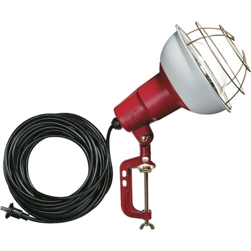 ハタヤリミテッド 防雨型作業灯 リフレクターランプ300W 100V電線10m バイス付 RC-310｜パーツダイレクト店