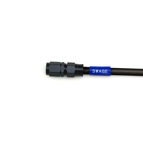 SWAGE-LINE フロントホースキット OFF用 ブラック-ブラック 1400mmGチューブ720 BAFB1212K-1400 バイク ブレーキホース