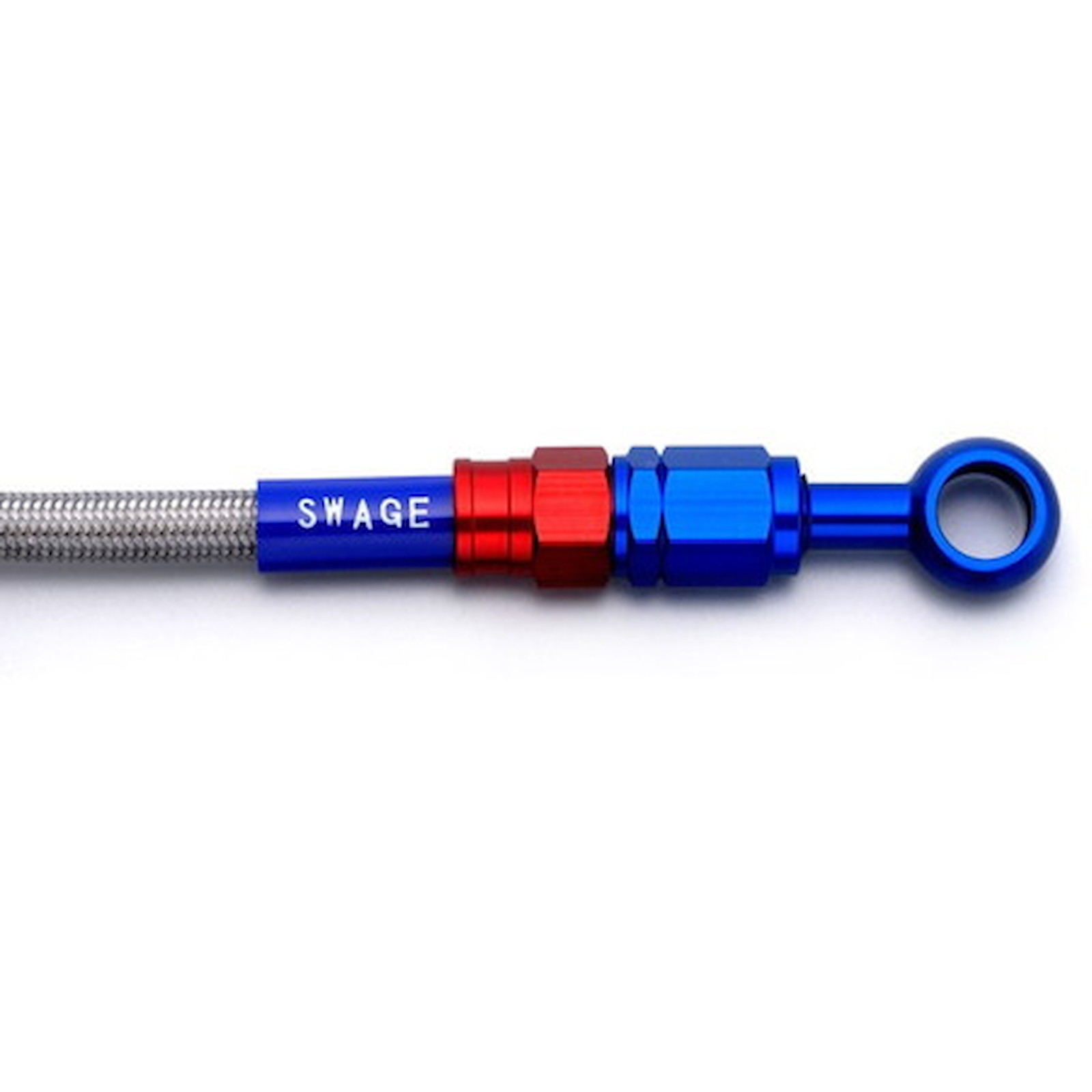 SWAGE-LINE クラッチホースキット レッド&ブルー/クリア CB1300SB-ABS 05-09 SAC161 バイク 7,722円