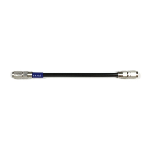 SWAGE-LINE イージーオーダーホース ステン/ブラック SF-SF 1350mm STKB-1010M-1350 バイク ブレーキホース