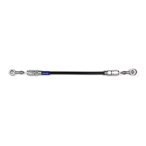 SWAGE-LINE バイク ブレーキホース イージーオーダーホース ステン ブラック ST-20 850mm STKB-1112M-0850