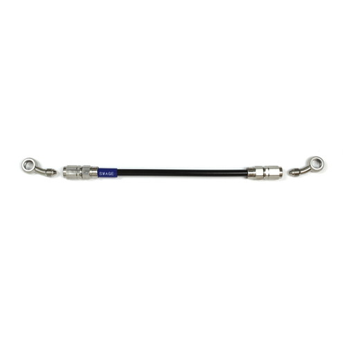 SWAGE-LINE イージーオーダーホース ステン/ブラック SD-SD 1075mm STKB-1313M-1075 バイク ブレーキホース