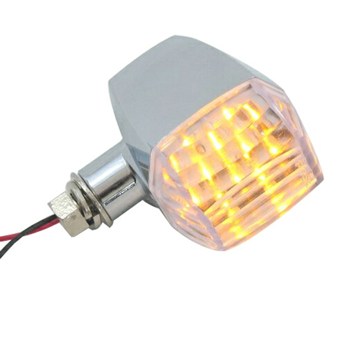 POSH Faith(ポッシュフェイス) LED ZRウィンカー BLK/ORG Cカット ZRX400/1200R 01-03 071565-06 バイク