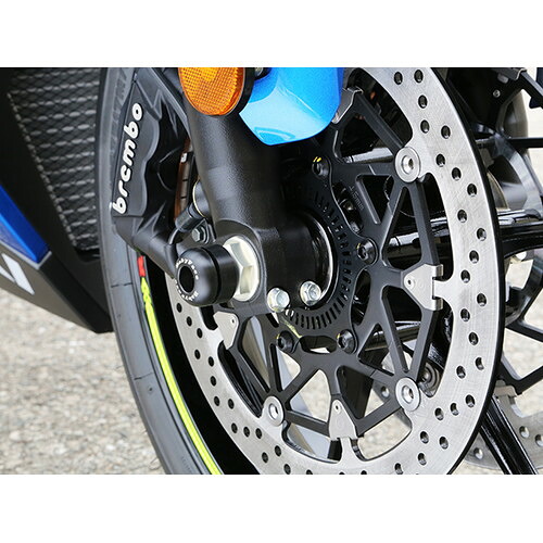 BABYFACE(ベビーフェイス) アクスルプロテクター フロント ブラック GSX-R1000 R[17-] 006-AS037 バイク 外装 スライダー・ガード