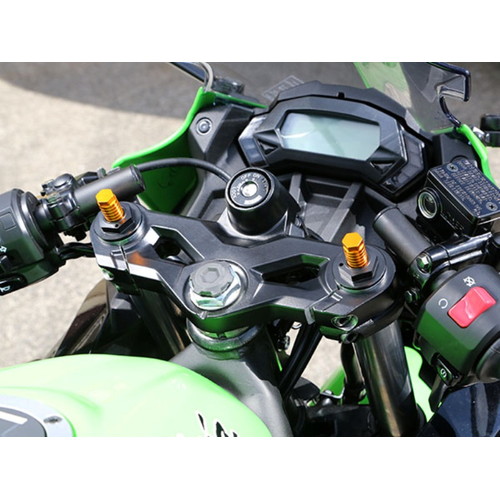 BABYFACE(ベビーフェイス) フロントフォークトップキャップ BLK Ninja250SL 005-K0012BK バイク 足回り