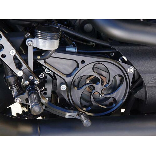BABYFACE(ベビーフェイス) フロントプーリーカバー シルバー XR1200 09-12 002-HD008SV バイク エンジンカバー
