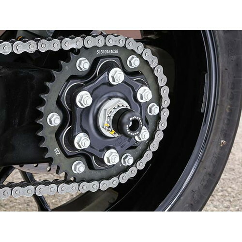 BABYFACE(ベビーフェイス) アクスルプロテクター リヤ/BLK 1290 SUPER DUKE R 14 006-AKT05R バイク 外装 スライダー・ガード