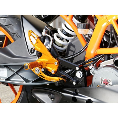 BABYFACE(ベビーフェイス) バックステップキット GLD ノーマル RC125/390 14- 002-KT009GD バイク